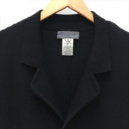  yohji yamamoto pour homme ヨウジヤマモト ニット ジャケット サイズM メンズ ブラック