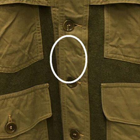  HELLERS CAFE ウエアハウス HELLER'S CAFE ヘラーズカフェ クルーザージャケット メンズ サイズ36 ベージュ×カーキ