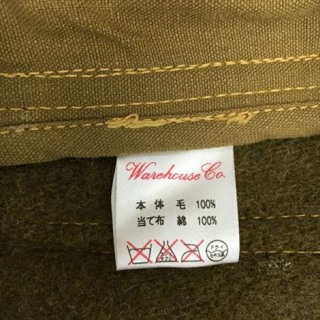  HELLERS CAFE ウエアハウス HELLER'S CAFE ヘラーズカフェ クルーザージャケット メンズ サイズ36 ベージュ×カーキ