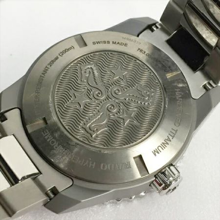  RADO ラドー ハイパークローム キャプテンクック R32500153 ブラック 自動巻き メンズ 腕時計 箱有