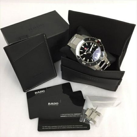  RADO ラドー ハイパークローム キャプテンクック R32500153 ブラック 自動巻き メンズ 腕時計 箱有