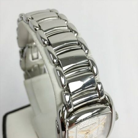  HAMILTON ハミルトン バグリー H123510 シルバー クォーツ レディース 腕時計 箱・取説有