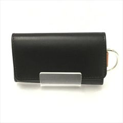  Whitehouse Cox ホワイトハウスコックス 6連 キーケース ブラック レザー 無地 Bランク