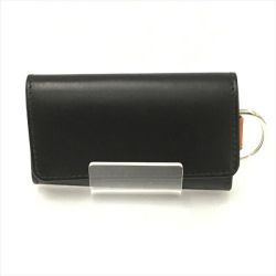 ☆☆ Whitehouse Cox ホワイトハウスコックス 6連 キーケース ブラック レザー 無地 Bランク