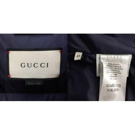  GUCCI グッチ ダウンジャケット SIZE 46 429517 Z4190 ネイビー メンズ スネーク