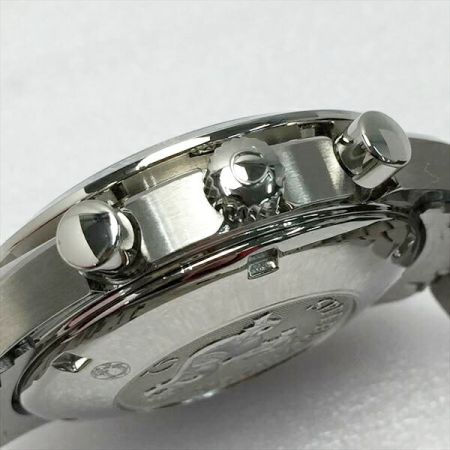  OMEGA オメガ スピードマスター デイト Ref:321280/SN:88900145 ネイビー 自動巻き 腕時計 箱・取説有