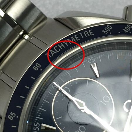  OMEGA オメガ スピードマスター デイト Ref:321280/SN:88900145 ネイビー 自動巻き 腕時計 箱・取説有