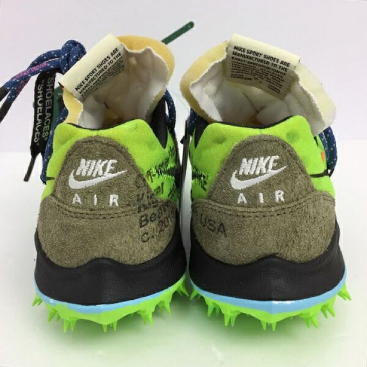 中古】 NIKE ナイキ OFF-WHITE×NIKE ZOOM TERRA KIGER 5 スニーカー SIZE 24.5cm グリーン 箱有  CD8179300 黄緑｜総合リサイクルショップ なんでもリサイクルビッグバン オンラインストア