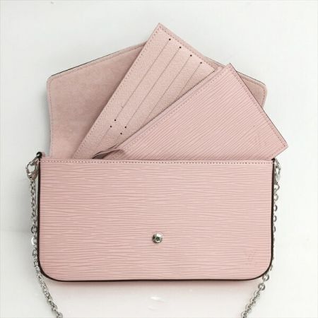  LOUIS VUITTON ルイヴィトン エピ ポシェット・フェリシー チェーンショルダーバッグ M62467 ローズ