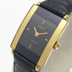 ☆☆ RADO ラドー フローレンス  153.3606.2N ブラック クォーツ レディース 腕時計 FLORENCE Cランク