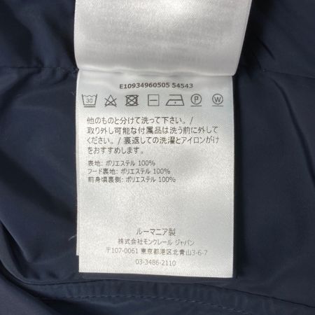  MONCLER モンクレール ANTHEMIS フード付ジップコート サイズ 1 レディース E10934960505 ネイビー