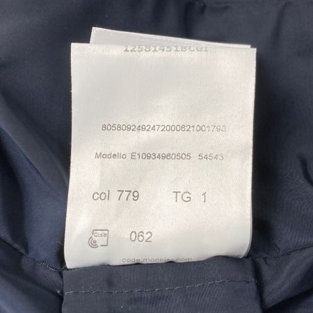  MONCLER モンクレール ANTHEMIS フード付ジップコート サイズ 1 レディース E10934960505 ネイビー