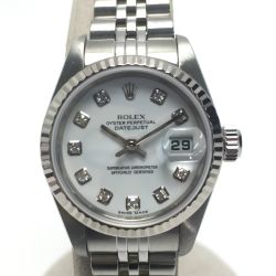 ☆☆ ROLEX ロレックス デイトジャスト 10Pダイヤ Ref:79174G SN:F687276 自動巻き レディース 腕時計 箱・取説・ギャランティ有 Aランク