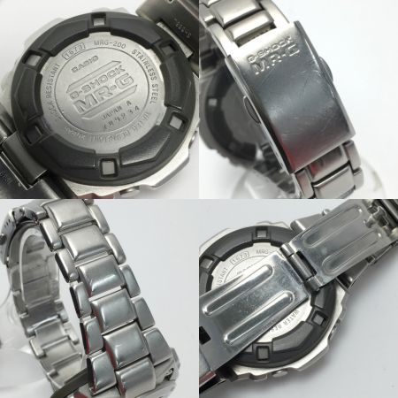  CASIO カシオ G-SHOCK MR-G フルメタル MRG-200T-7JF シルバー クォーツ メンズ 腕時計 Cランク