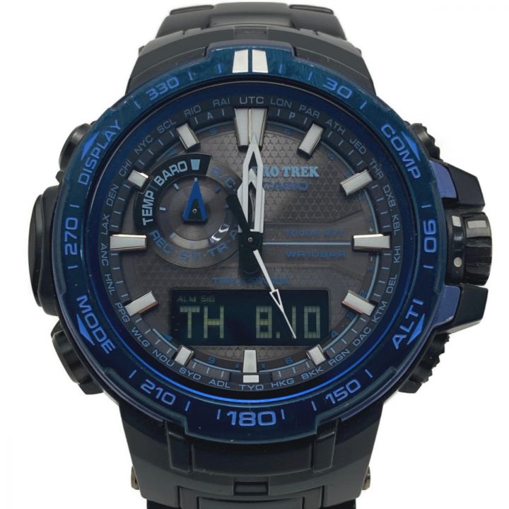 CASIO カシオ PRO TREK プロトレック ブルーモーメント PRW-6000SYT-1JF 電波ソーラー メンズ  腕時計｜中古｜なんでもリサイクルビッグバン