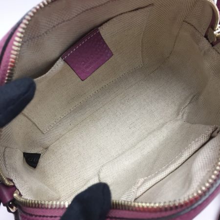  GUCCI グッチ ソーホー スモールディスコ ショルダーバッグ 308364 ピンクパープル