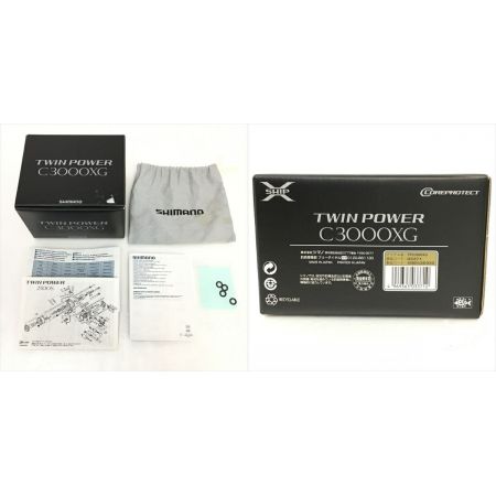  SHIMANO シマノ 15 ツインパワー C3000XG 03371 スピニングリール 箱付き 03371