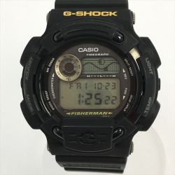 ☆☆ CASIO カシオ G-SHOCK FISHERMAN メン・イン・ブラック DW-8600BM-1T クォーツ メンズ 腕時計 Bランク