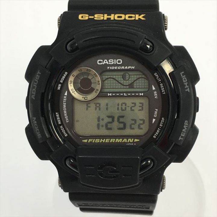 CASIO カシオ G-SHOCK FISHERMAN メン・イン・ブラック DW-8600BM-1T クォーツ メンズ 腕時計 ｜中古｜なんでもリサイクルビッグバン