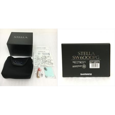  SHIMANO シマノ 20 ステラ SW6000PG スピニングリール 箱付き 04077