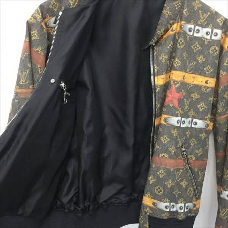  LOUIS VUITTON ルイヴィトン モノグラム タイム ジャケット SIZE 40 ブラウン 箱有