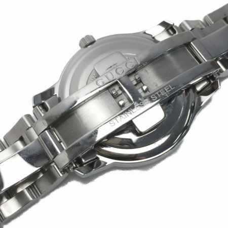  GUCCI グッチ 11Pダイヤ クォーツ レディース 腕時計 5500L/11P ブラック デイト 箱有