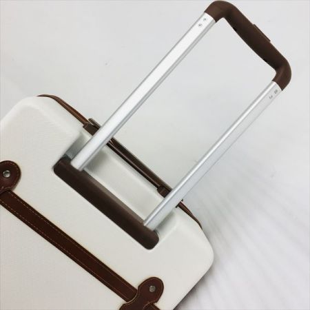   AIRWAY エアウェイ《 スーツケース型キャリー 》44L / TSAロック / ホワイト ホワイト×ブラウン