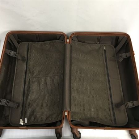   AIRWAY エアウェイ《 スーツケース型キャリー 》44L / TSAロック / ホワイト ホワイト×ブラウン