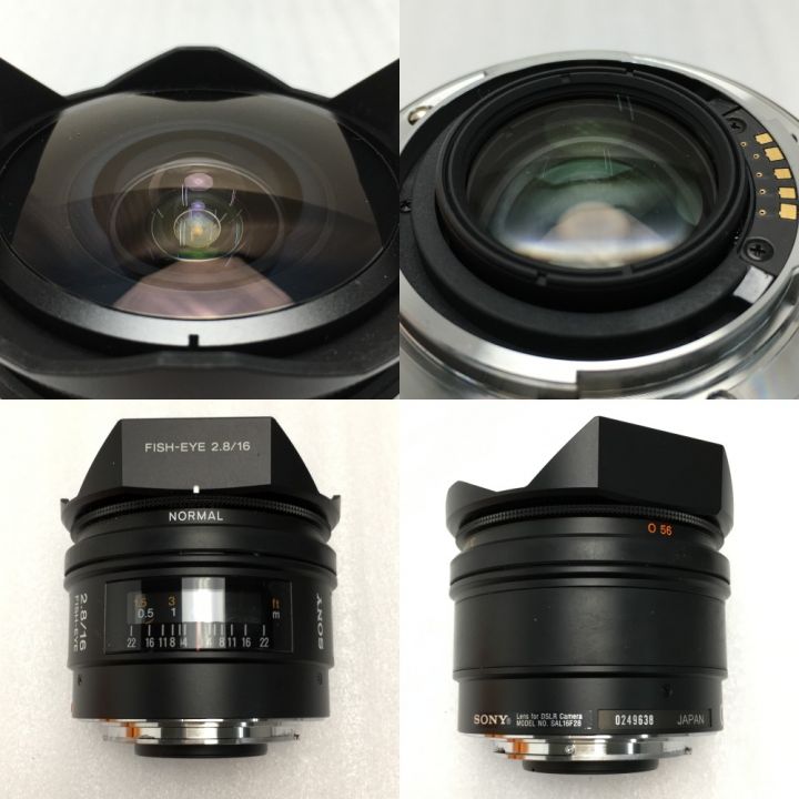 SONY ソニー 16mm F2.8 Fisheye フルサイズ用 単焦点 魚眼レンズ SAL16F28｜中古｜なんでもリサイクルビッグバン