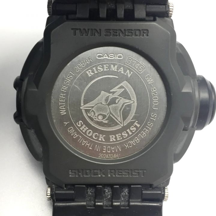 CASIO カシオ G-SHOCK ライズマン GW-9200J-1JF ブラック 電波ソーラー メンズ 腕時計 RISEMAN ｜中古｜なんでもリサイクルビッグバン