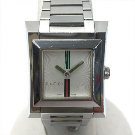  GUCCI グッチ シェリーライン スクエア 111L/YA111501 アイボイリー クォーツ レディース 腕時計