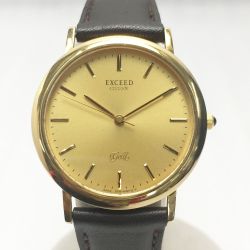 ☆☆ CITIZEN シチズン エクシード K18 0330-H04953 ゴールド クォーツ メンズ 腕時計 EXCEED Bランク