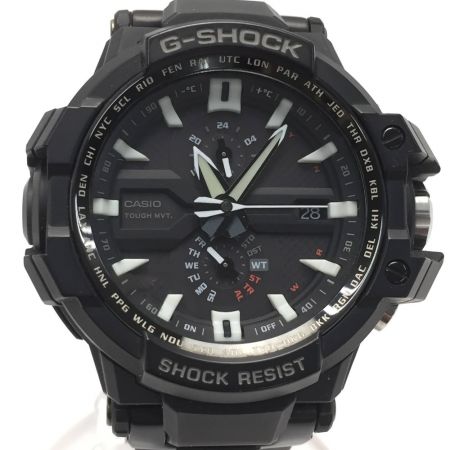  CASIO カシオ G-SHOCK スカイコックピット グラビティマスター GW-A1000D-1AJF ブラック 電波ソーラー 腕時計