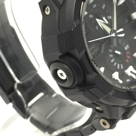  CASIO カシオ G-SHOCK スカイコックピット グラビティマスター GW-A1000D-1AJF ブラック 電波ソーラー 腕時計