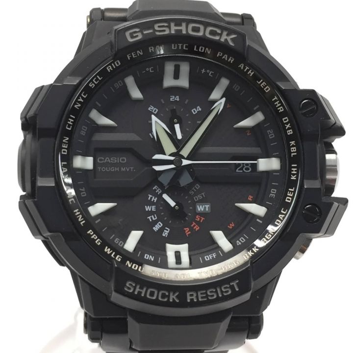 CASIO カシオ G-SHOCK スカイコックピット グラビティマスター GW-A1000D-1AJF ブラック 電波ソーラー 腕時計 ｜中古｜なんでもリサイクルビッグバン