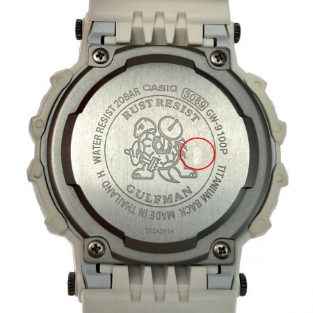 CASIO カシオ G-SHOCK GULFMAN Men in Ice White GW-9100P-7JF Master of Gシリーズ メンズ 電波ソーラー 腕時計