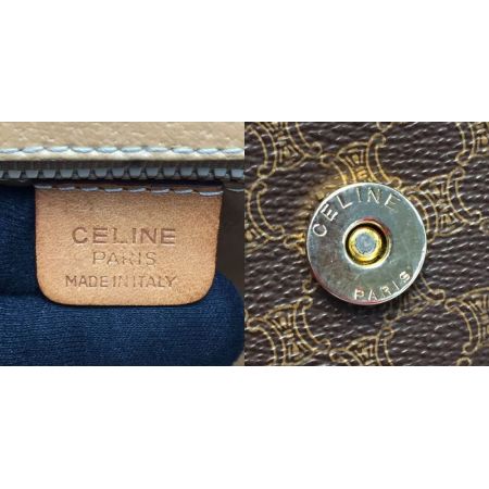  CELINE セリーヌ マカダム柄 ロゴ 2WAYバッグ M90* ショルダー クラッチバッグ ヴィンテージ