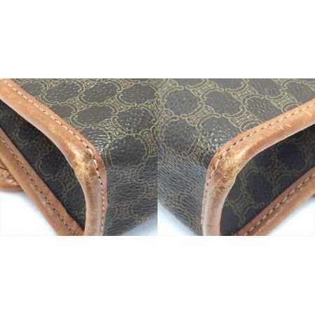  CELINE セリーヌ マカダム柄 ロゴ 2WAYバッグ M90* ショルダー クラッチバッグ ヴィンテージ