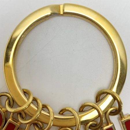  MIU MIU キーホルダー キーリング  レッド