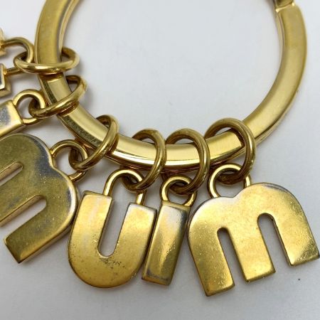  MIU MIU キーホルダー キーリング  レッド