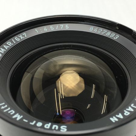  ASAHI アサヒ 中判カメラ用レンズ SMC Takumar 6x7 F4.5/75mm ジャンク品 SMC Takumar 6x7 F4.5/75mm