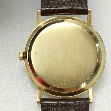  BAUME & MERCIER デイト K18 1052288 ゴールド クォーツ メンズ 腕時計 ヴィンテージ