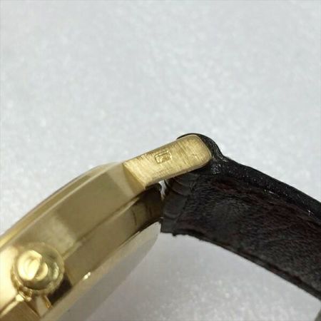  BAUME & MERCIER デイト K18 1052288 ゴールド クォーツ メンズ 腕時計 ヴィンテージ