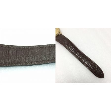  BAUME & MERCIER デイト K18 1052288 ゴールド クォーツ メンズ 腕時計 ヴィンテージ