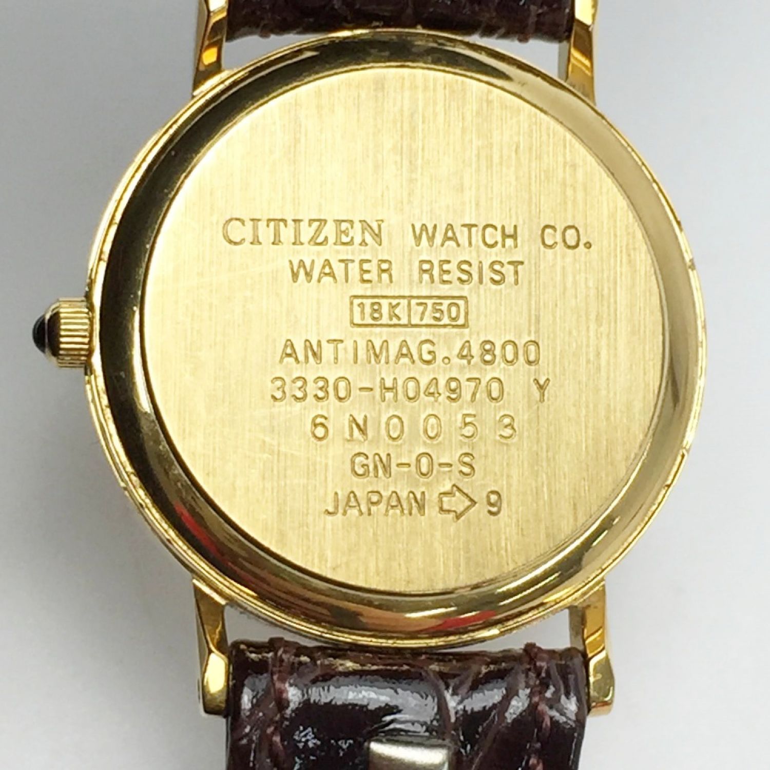 CITIZEN EXCEED ゴールド 18k クォーツ - 腕時計(アナログ)