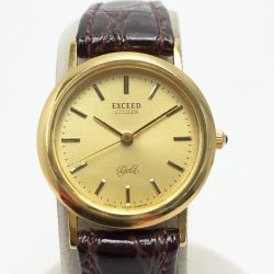 ☆☆ CITIZEN シチズン エクシード K18 3330-H04970 ゴールド クォーツ レディース 腕時計 EXCEED Bランク