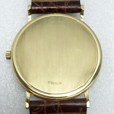  OMEGA オメガ デビル プレステージ K18 デイト Ref:1967500 SN:57931419 ゴールド クォーツ メンズ 腕時計