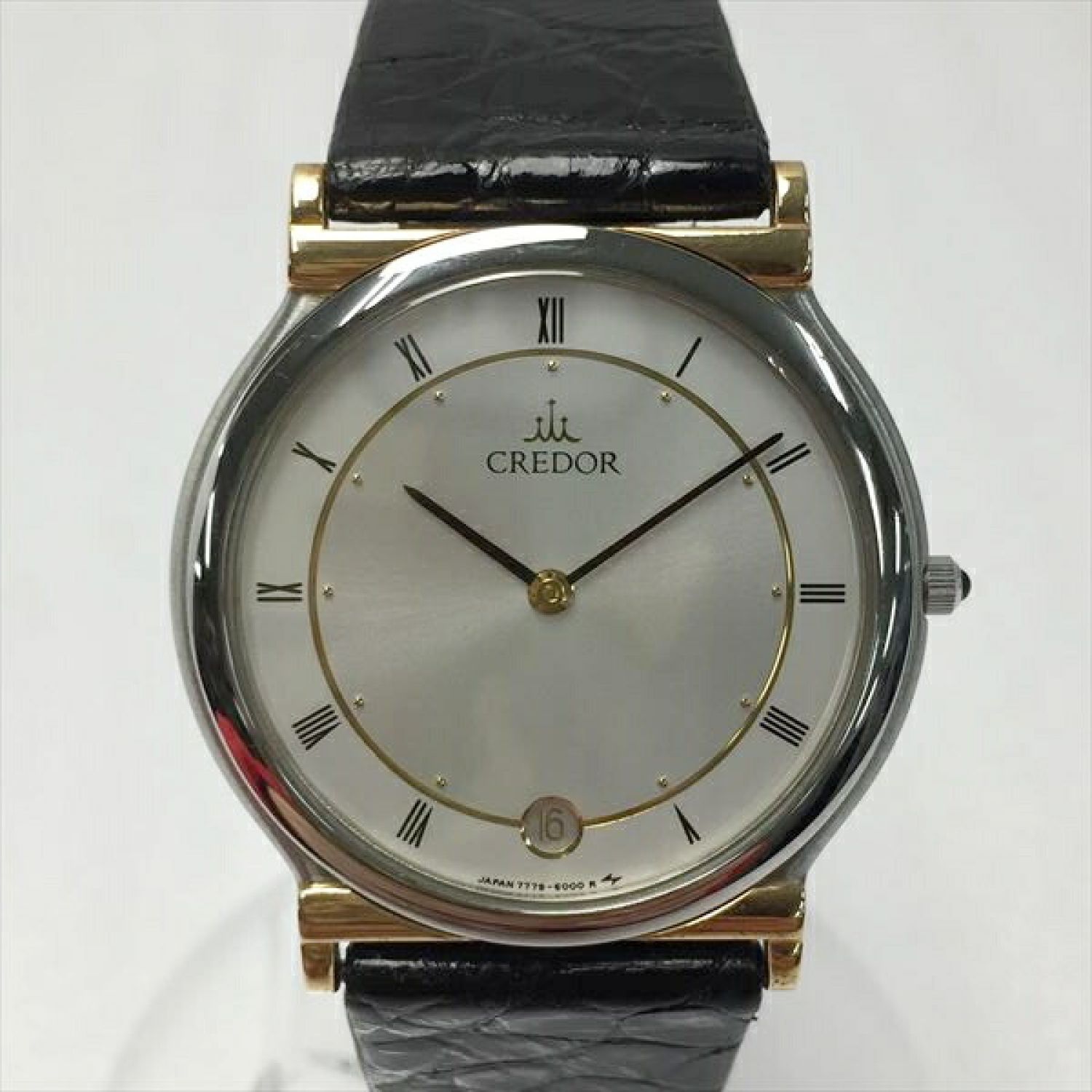 450【美品】 SEIKO セイコー時計　レディース腕時計　18KT クレドール