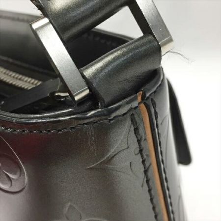  LOUIS VUITTON ルイヴィトン モノグラム・マット アルストン M55122 ノワール ショルダーバッグ 布袋有