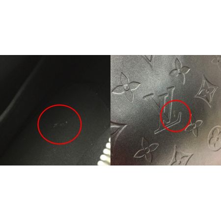  LOUIS VUITTON ルイヴィトン モノグラム・マット アルストン M55122 ノワール ショルダーバッグ 布袋有